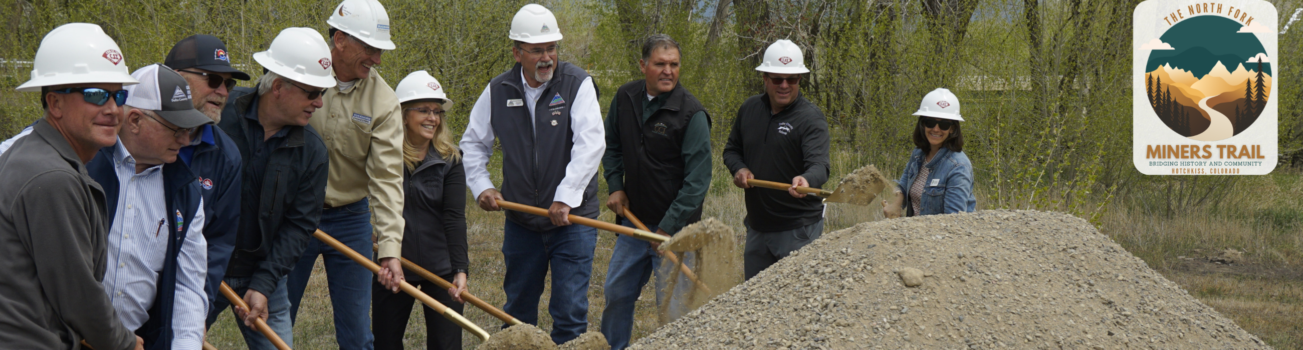 North Fork Miners Trail Groundbreaking 2024