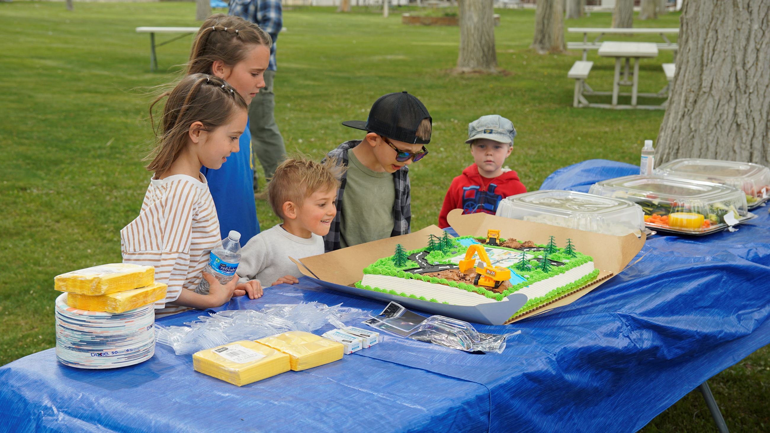Gathering for the Miners Trail Groundbreaking May 10 2024