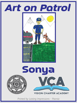 Winning artwork by Sonya at Vision Charter Academy